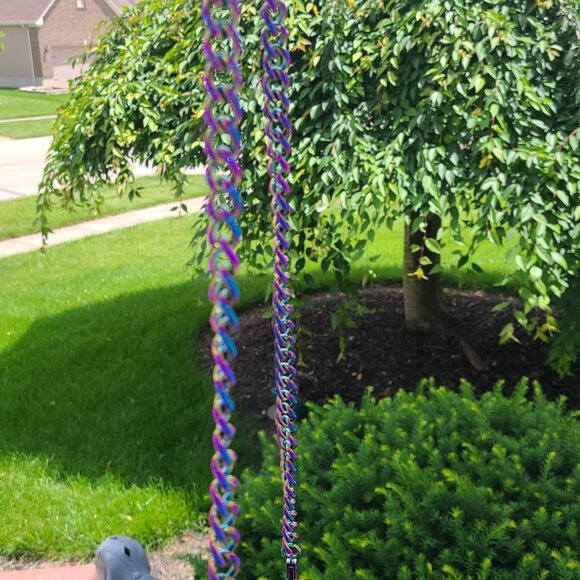 Rebecca Minkoff Iridescent Holograph Love Black /Oil Slick Leather Bag and Dust - Picture 11 of 15